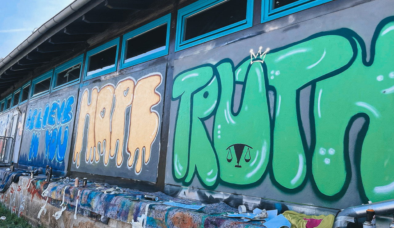 Graffiti als Botschaft der Hoffnung