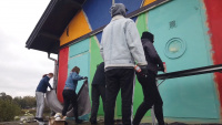 Graffiti-Projekt „Schuppen A“